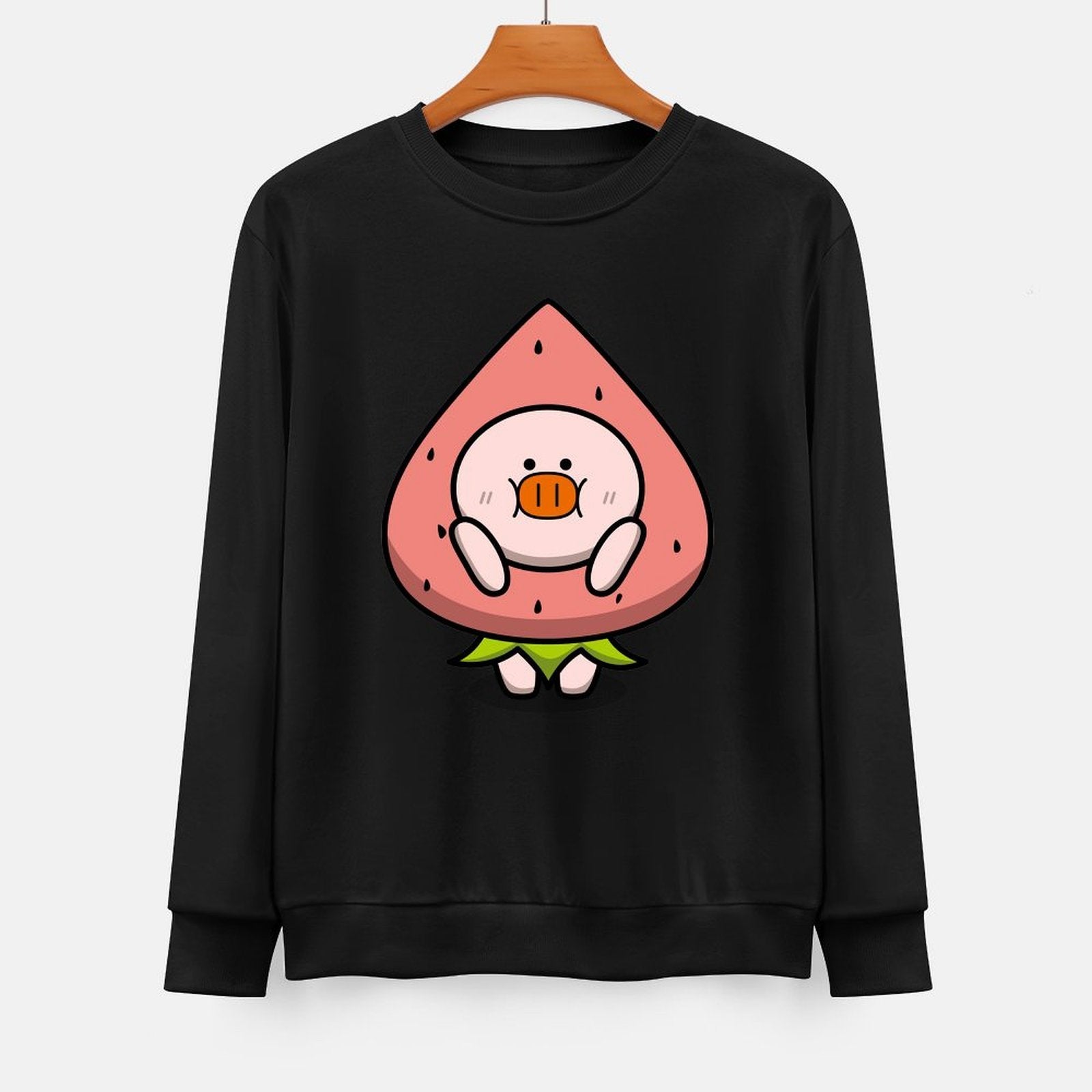 Front Patterned Long Sleeve TopLightweight SoftTouch